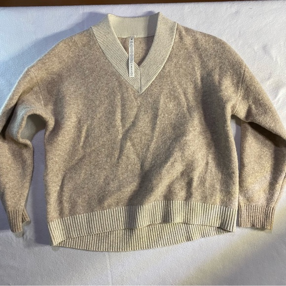 Lululemon Women's Alpaca Wool-Blend Cardigan Sweater Medium - Picture 1 of 6